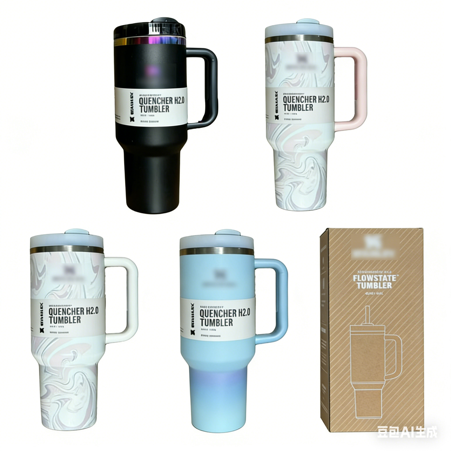 40oz tumblers in 5 designs with box for each free shipping