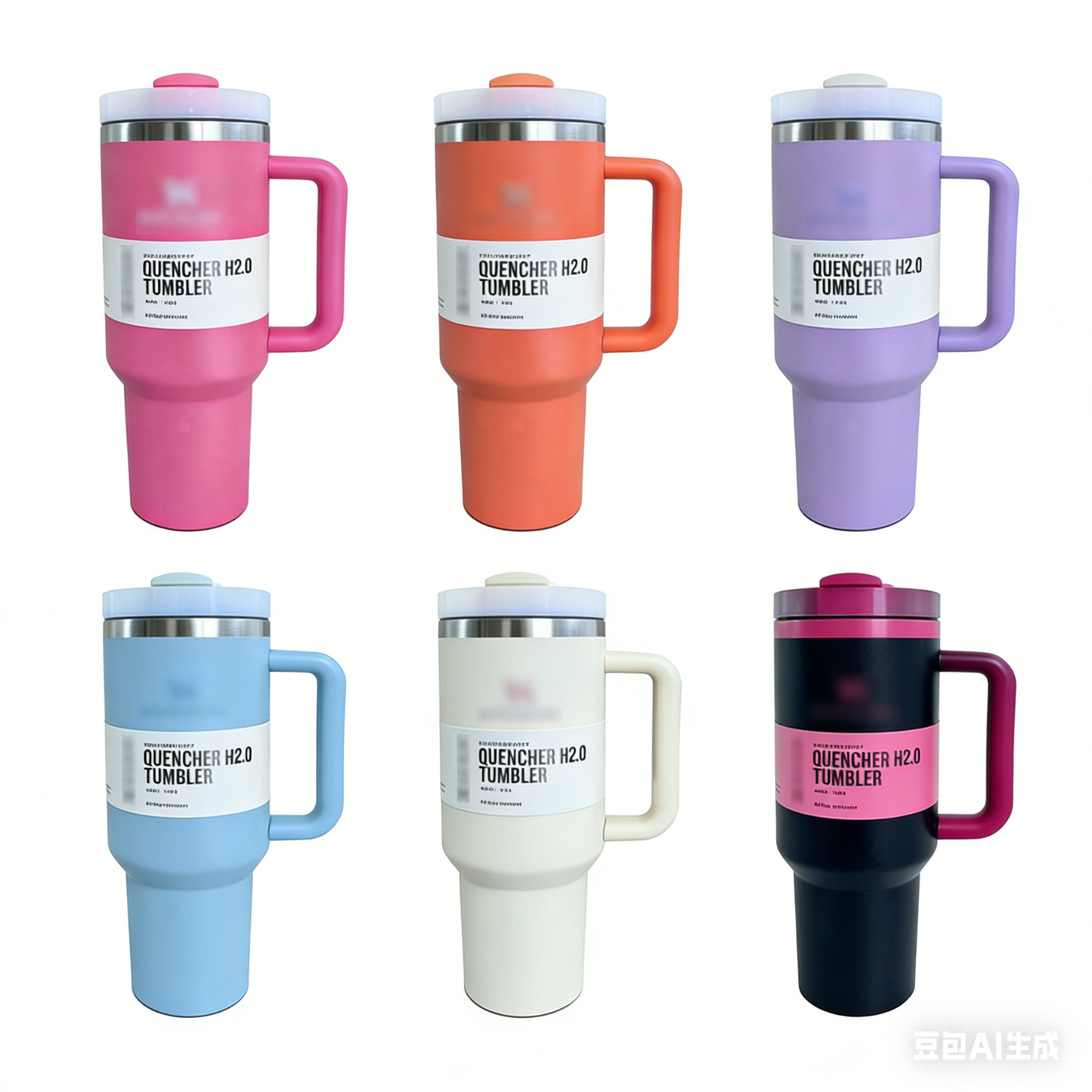 40oz Powder coating  solid color tumbler with printed box for each in 15 colors free shipping