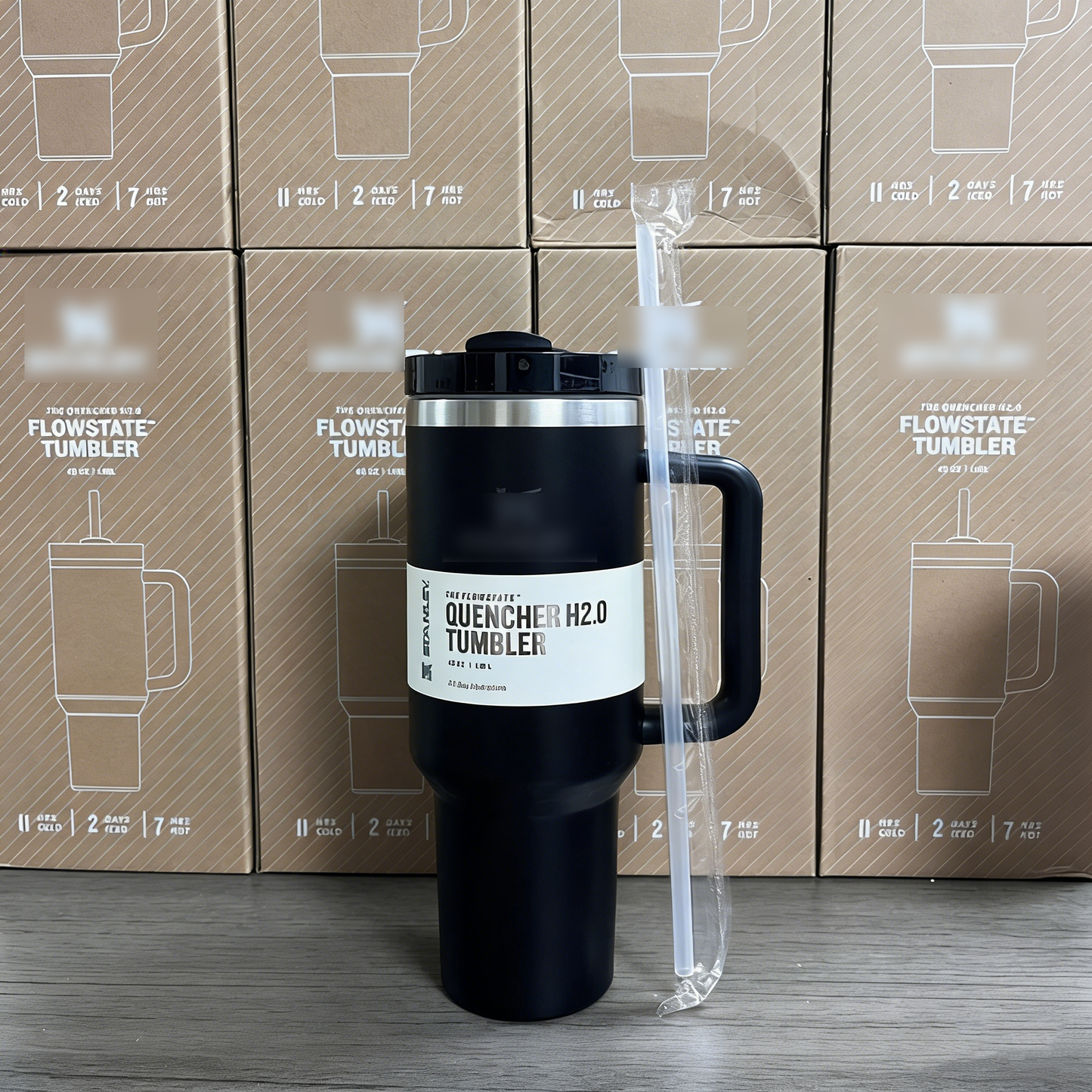 40oz Powder coating  solid color tumbler with printed box for each in 15 colors free shipping