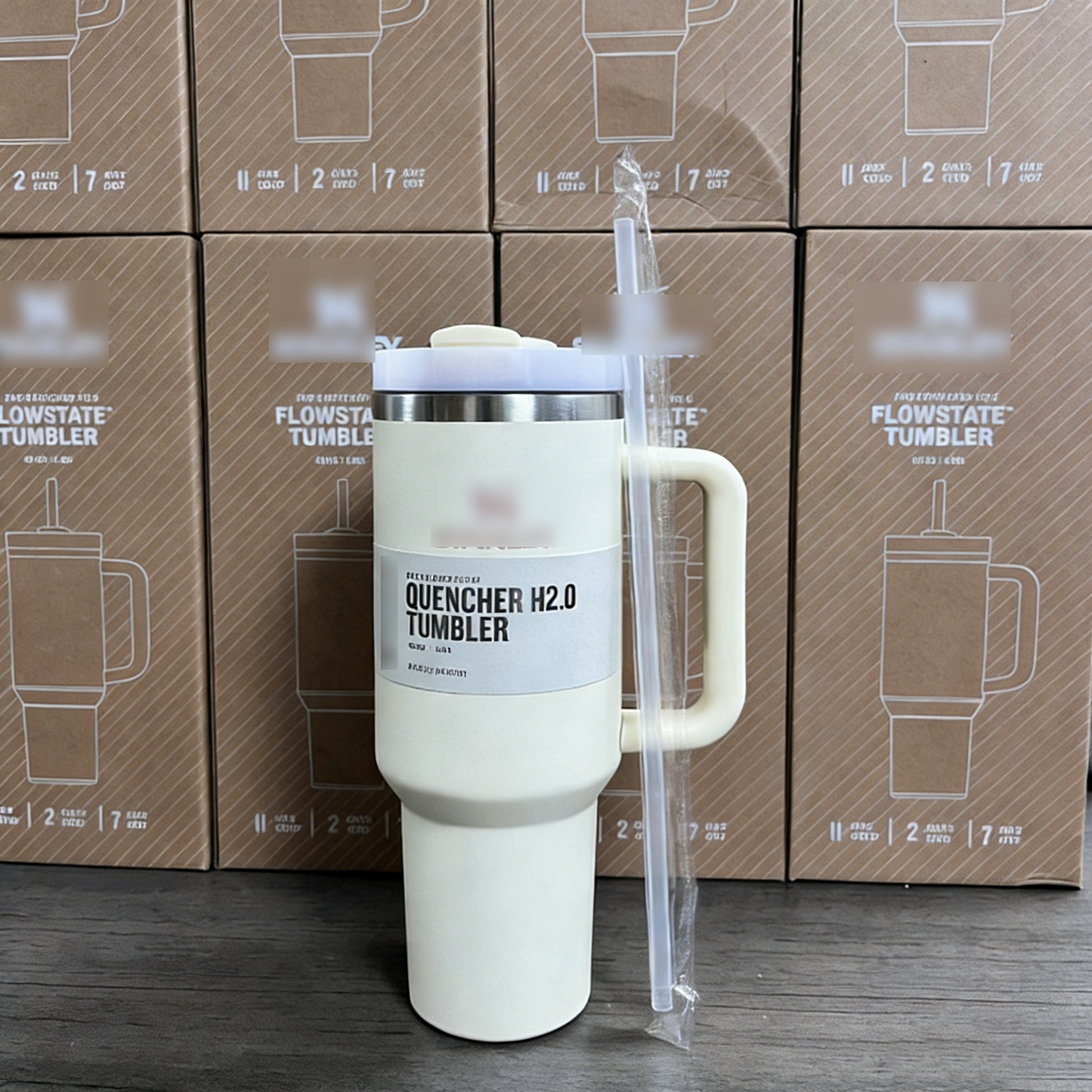 40oz Powder coating  solid color tumbler with printed box for each in 15 colors free shipping