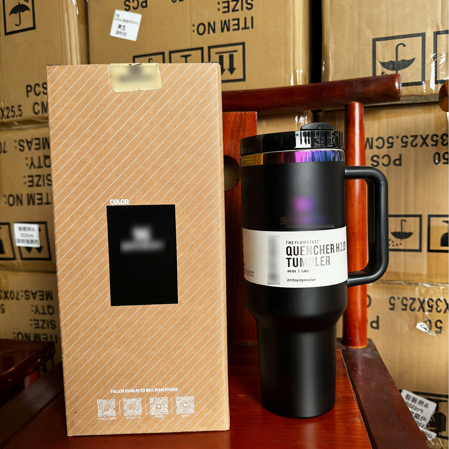 40oz tumblers in 5 designs with box for each free shipping