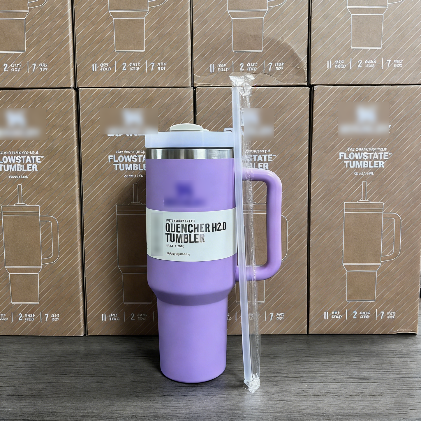 40oz Powder coating  solid color tumbler with printed box for each in 15 colors free shipping