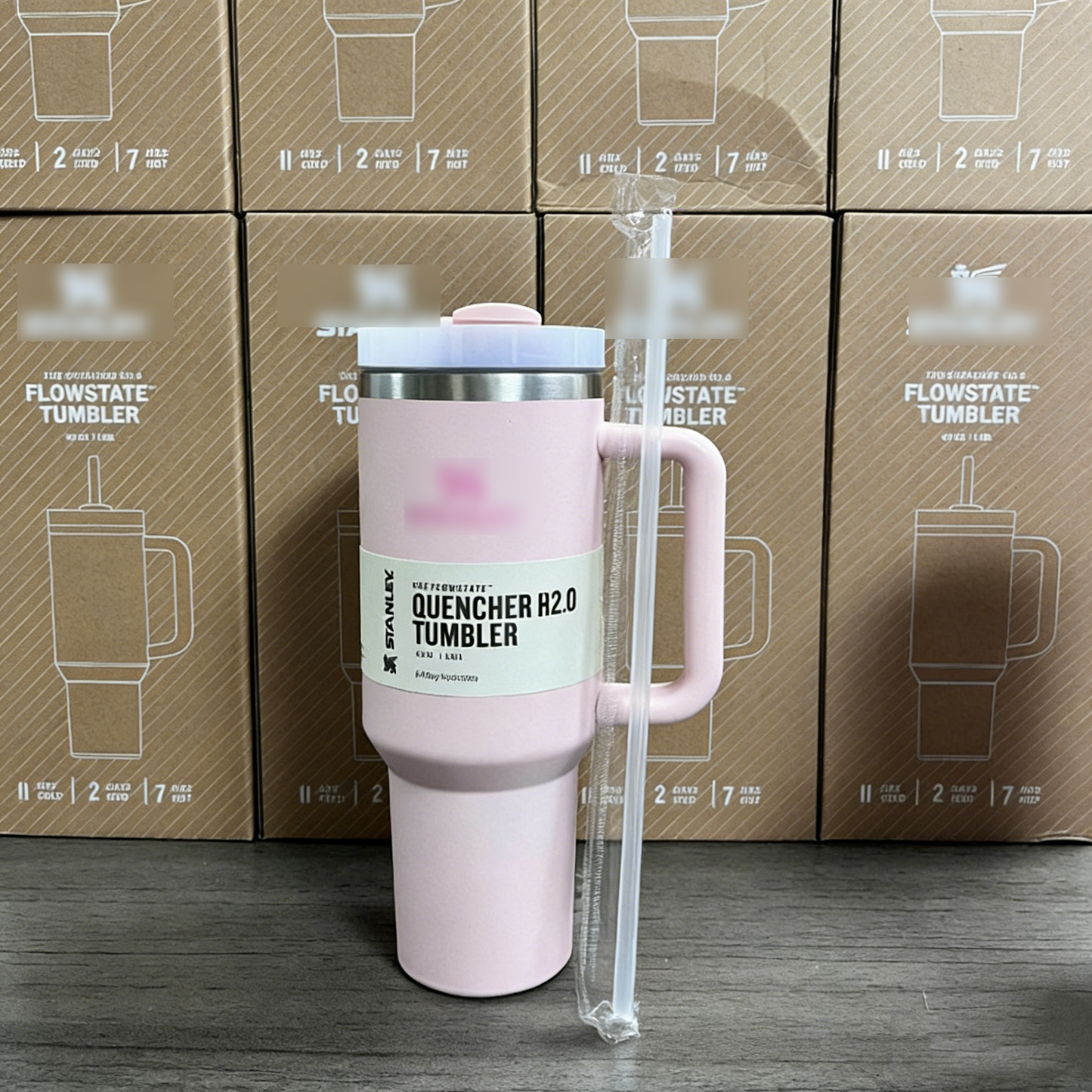 40oz Powder coating  solid color tumbler with printed box for each in 15 colors free shipping