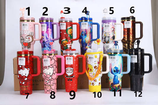 High Quality 40Oz SS Tumblers Cartoon Series  Air Post Free Shipping