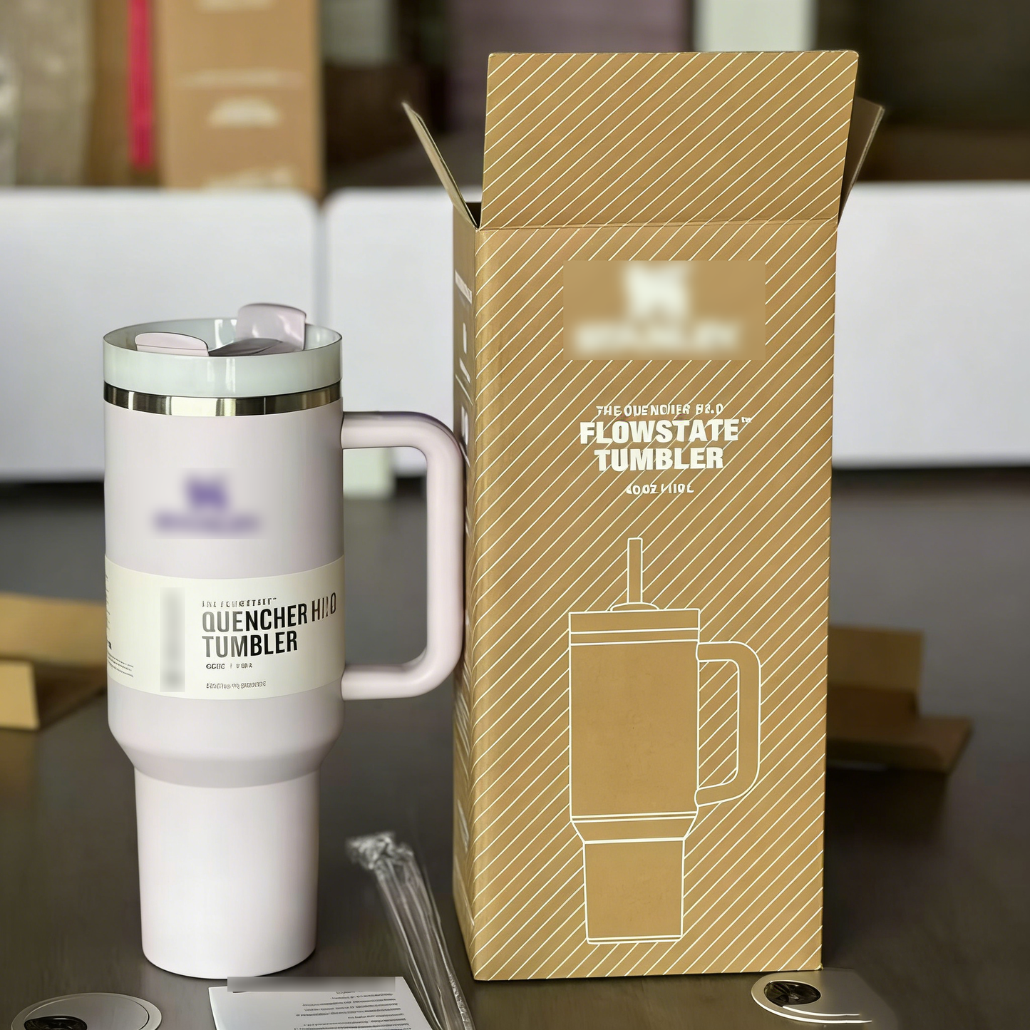 40oz Powder coating  solid color tumbler with printed box for each in 15 colors free shipping