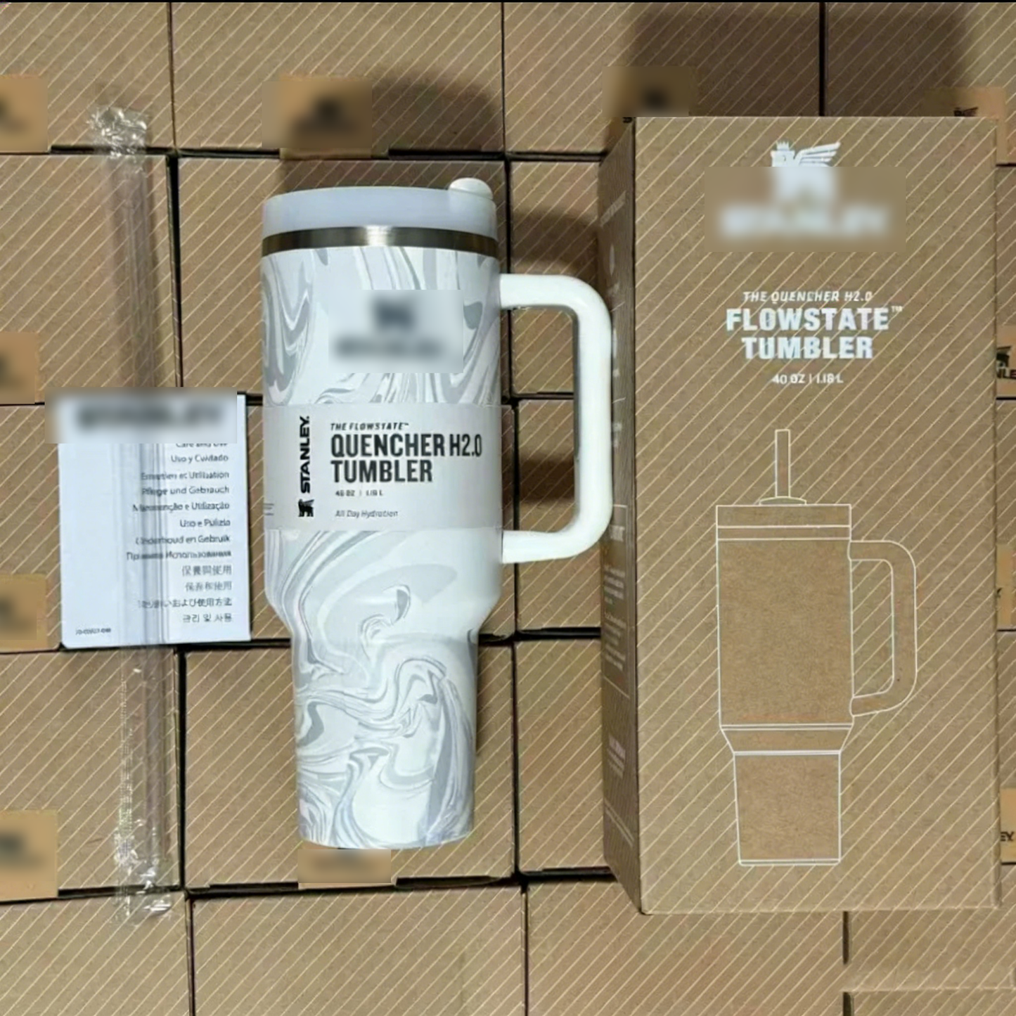 40oz tumblers in 5 designs with box for each free shipping