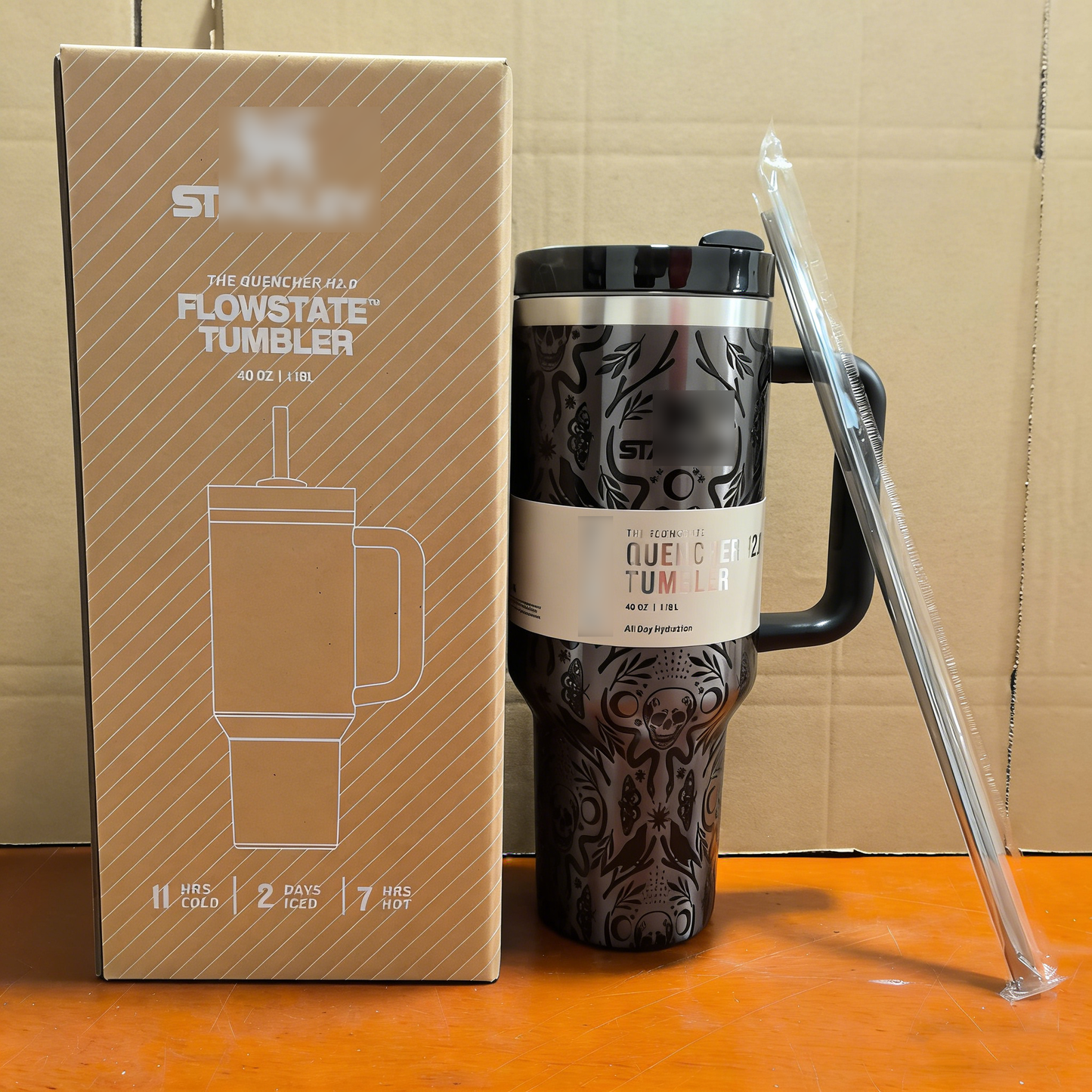 40oz Stainless Steel Cups/Tumblers in 6 designs Stan FlowState Tumbler with straw Free Shipping