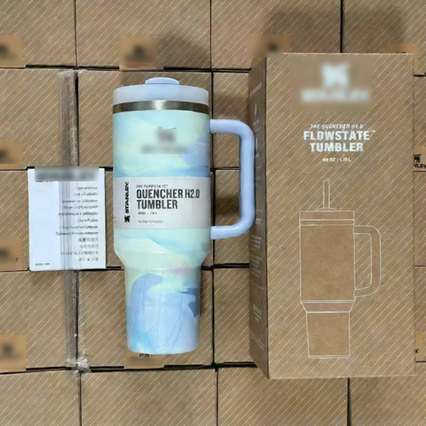 40oz tumblers in 5 designs with box for each free shipping